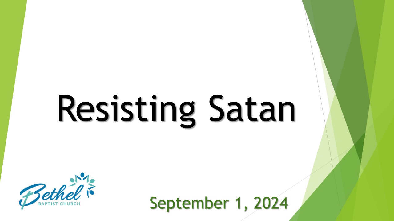 Resisting Satan 